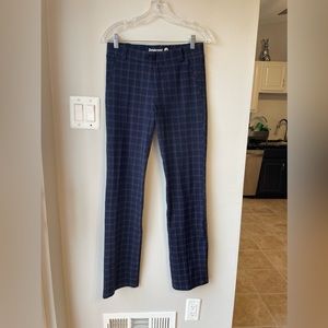 Betabrand Striped Work Yoga Pants Small
